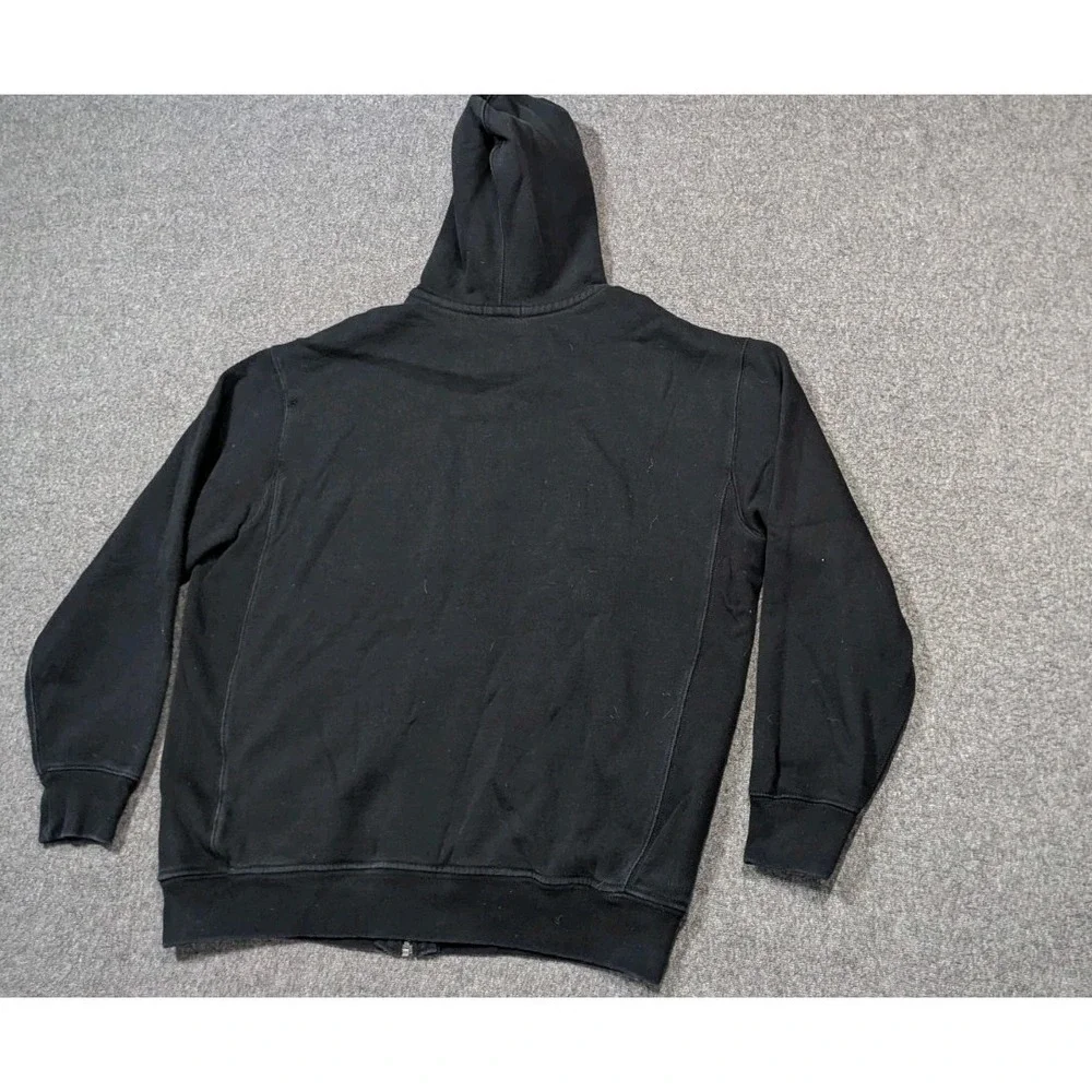 Polo Ralph Lauren Hoodie Men's Black 2XLT Tall Full Zip Sweatshirt Red Pony Logo